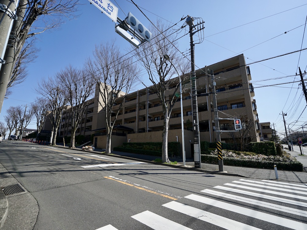 松風台の低層邸宅